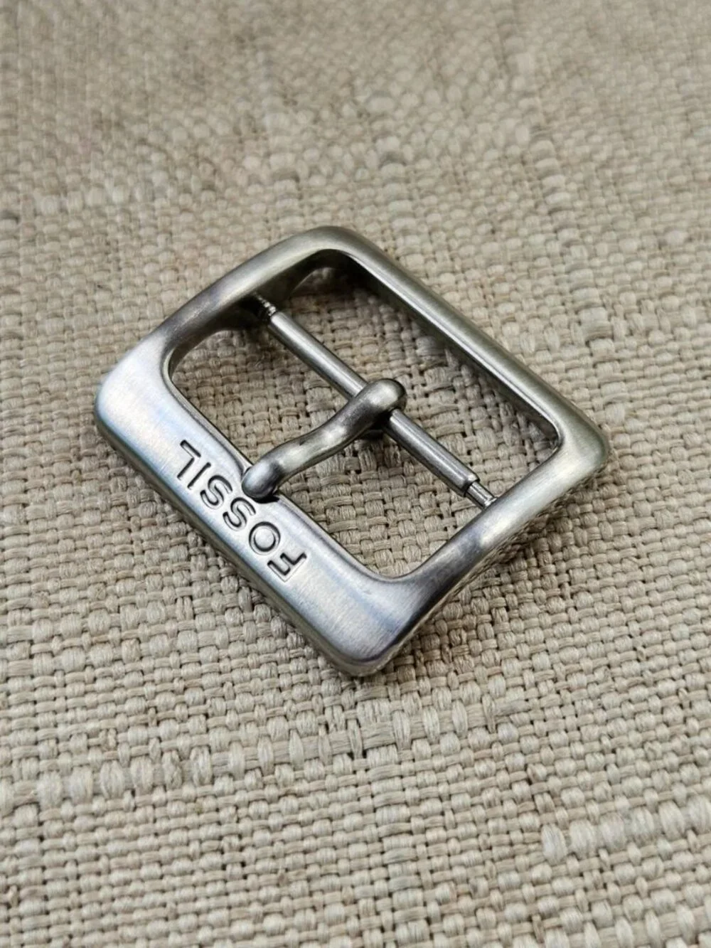 Fossil Strap Buckle Silver Tone Replacement Buckle for Watch Band Size